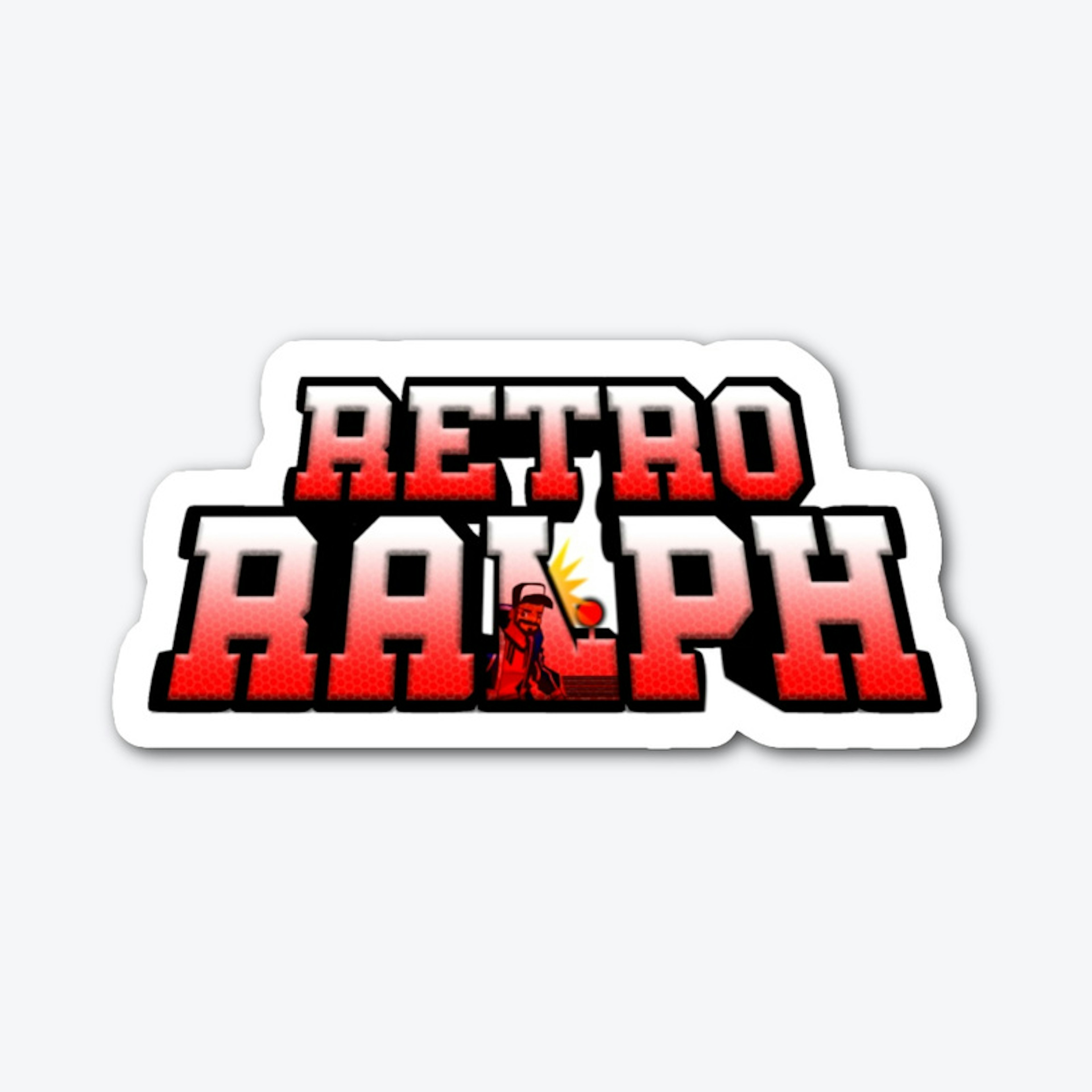 Retro Ralph Logo Sticker 